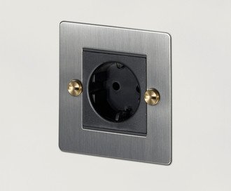 1G Euro Socket / Steel / Brass