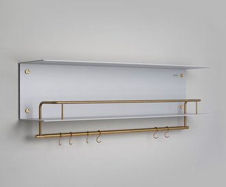 Shelf / Hanger / Stone / Brass