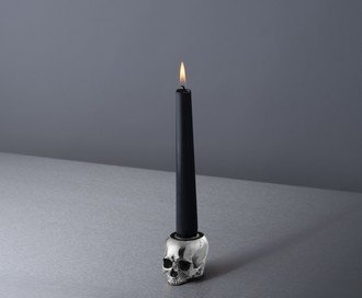 Skull Candle Holder / Travis Barker / Steel