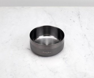 Dog Bowl / Small / Gun Metal