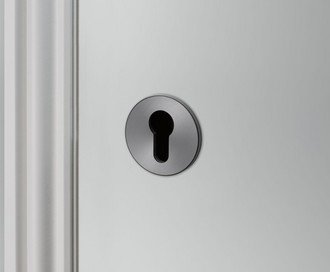 Euro Cylinder Key Escutcheon / Gun Metal