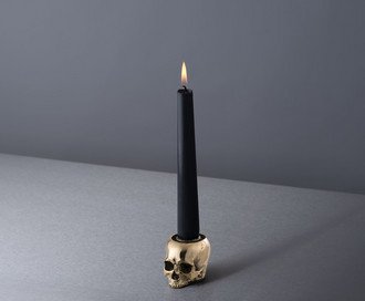 Skull Candle Holder / Travis Barker / Brass