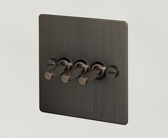 3G Toggle Switch / Cross / Smoked Bronze