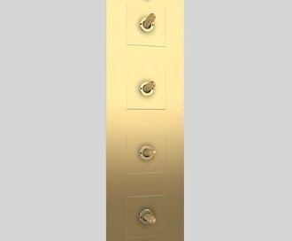 4G Toggle / Vertical / Cross / Brass