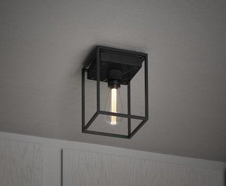 Caged Ceiling / Medium / Black Marble