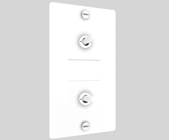 2G Toggle / Vertical / Cross / White