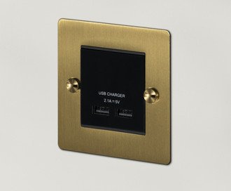 1G USB Charger / Brass