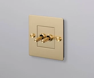 1G Double Toggle / Cross / Brass